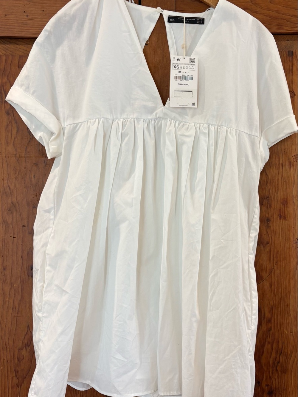 Zara poplin romper/dress